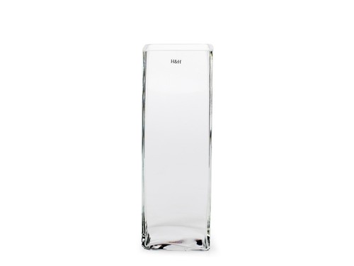 Vaso quadrato in vetro - h&h,