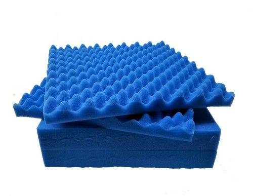 Cassa uova blu schiuma - cassa,