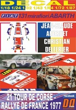 DECAL FIAT 131 ABARTH J-C