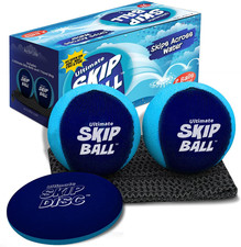 the Ultimate Skip Ball - Palla Che Rimbalza Sull'Acqua (Confezione Da 2) Crea Ri
