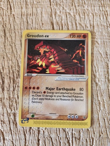 Groudon black star promo - ex,