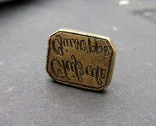 ANTICO TIMBRO IM OTTONE - PER CERALACCA - NOME E COGNOME