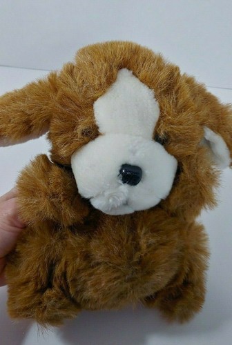 Peluche vintage marrone bianco
