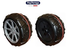 PEG PEREGO coppia ruote anteriori POLARIS RANGER RZR 24 VOLT -nuovo-Italia