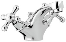 RUBINETTO MONOFORO LAVABO CROMO STELLA EMMEVI  GARANZIA 2 ANNI MADE IN ITALY