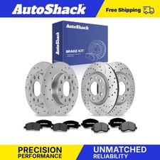 Front Rear Drilled Slotted