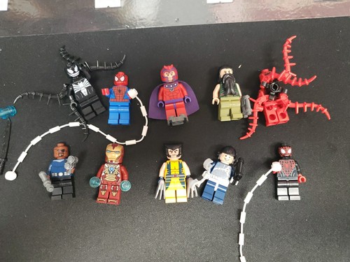 Lego minifigure lot marvel - lot, dc