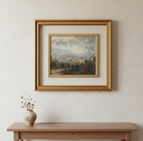 Dipinto olio tavola 24x30 - dipinto,
