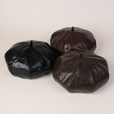 Donna Vintage Similpelle Cappello Berreto Oversize Pittore Coppola Outdoor