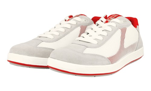 Sneaker prada scamosciata mesh - prada,