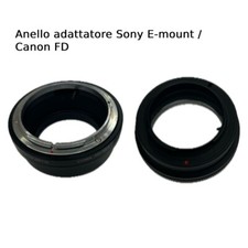 Anello adattatore Sony E-mount e Canon FD usato in ottime condizioni