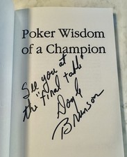Signed Doyle Brunson Book