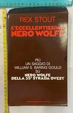 L'ECCELLENTISSIMO NERO WOLFE REX STOUT OMNIBUS GIALLI MONDADORI CON COFANETTO 