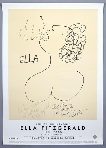 Ella fitzgerald raro - -, poster