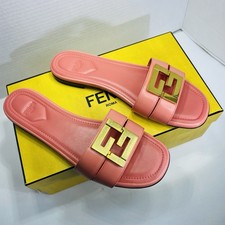 SANDALI FENDI FFOLD PELLE ROSA
