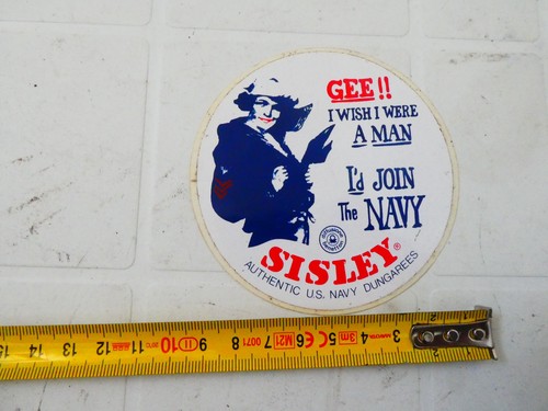 Adesivo vintage sticker sisley - vintage,