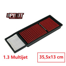 FILTRO ARIA SPORTIVO Fiat Punto Evo 10>12 1.3 Multijet DPF LAVABILE PER AUTO 
