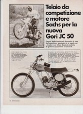 PUBBLICITA'  ADVERTISING-MOTO GORI 50 JC  1976 MOTOITALIANE REGOLARITA EPOCA