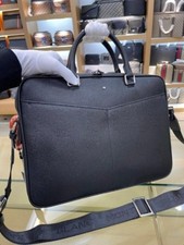 Exquisite Men Black MB Leather