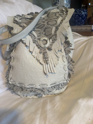 Borsa secchiello pelle - a, in