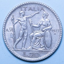 VITTORIO EMANUELE III 20 LIRE