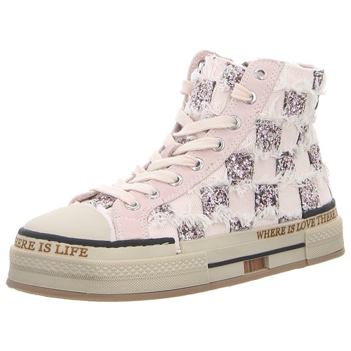 Rebecca white sneaker alte - rebecca,