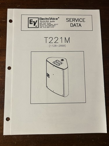 Electro voice t221m - sistema, di