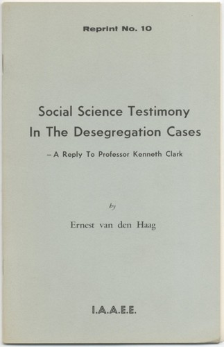 Ernest van den haag - den, /