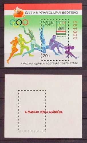 Ungheria 1985 olimpiadi xf - olimpiadi,,