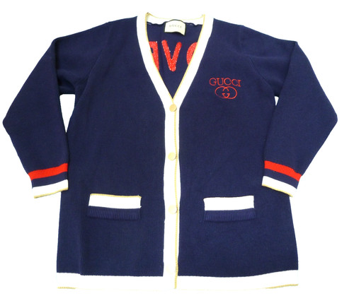 Gucci loved cardigan - 'loved',
