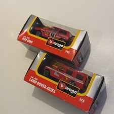 2x Burago 1/43 4119 Fiat UNO e