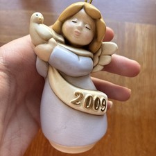 EGAN Angelo Viola Con Colomba 2009 Decorazione Albero Natale Misure 11x5 cm RARO