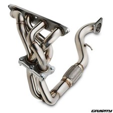 COLLETTORE SCARICO INOX E DOWNPIPE 6 BULLONI PER ROVER MG TF MGTF 1.6 1.8