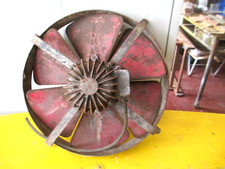 3 VENTILATORI INDUSTRIALI VINTAGE a Parete D. 50 cm. ( DA RESTAURARE )    PAS