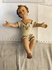 BAMBINELLO IN GESSO H 23 CM CIRCA CONDIZIONI COME DA FOTO