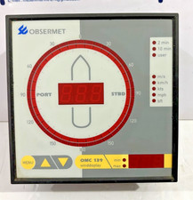 OBSERMET OMC-139 MISURATORE VENTO DISPLAY TENSIONE ALIMENTAZIONE 220 VAC #TESTATO