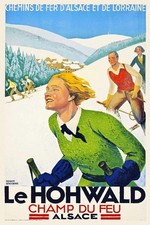 SKI Le HOHWALD ALSACE R62 - POSTER HQ 40x60cm d'une AFFICHE VINTAGE