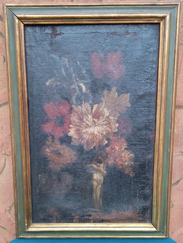 Dipinto olio tela - olio, su