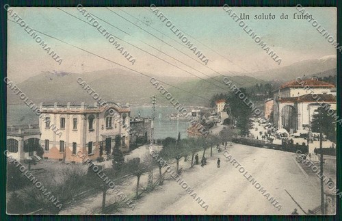 Varese luino tram cartolina - varese,