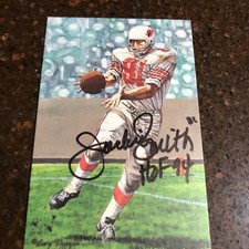Jackie Smith signed Goal Line