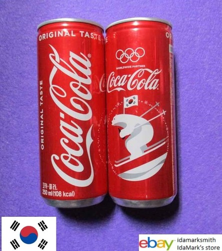 Lattina vuota coca cola corea - coca-cola,