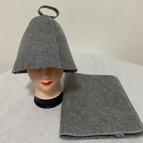 Set cappello sauna materiale - set,
