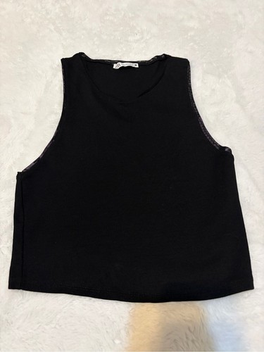Zara canotta crop - canotta,