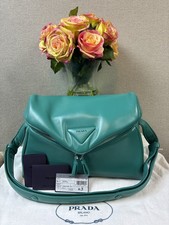 Nwt prada nappa leather - leather, pavone