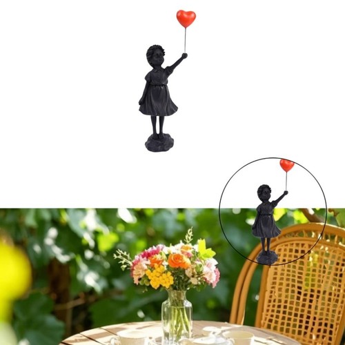 Statuina resina palloncino - statuina,