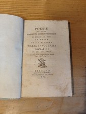 MISCELLANEA Poetica Lombardia Bergamo Milano Mazzoleni Zuccala Locatelli Poesia