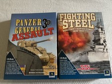 Panzer General Fighting Steel Pc Game Big Box Retro Vintage Completi Come Nuovi