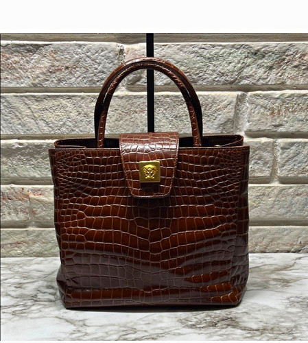 Borsa gianni versace marrone - borsa,