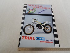 BROCHURE ORIGINALE trial Fantic 303 243 125 serie 2 professional 1987 DEPLIANT