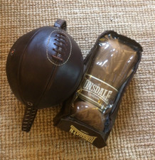 Guantoni da boxe marroni